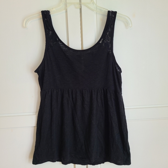 EXPRESS M Black Tank Top - Picture 2 of 6